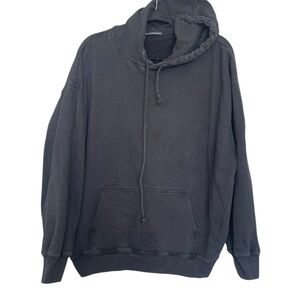 Brandy Melville Black Oversized Hoodie